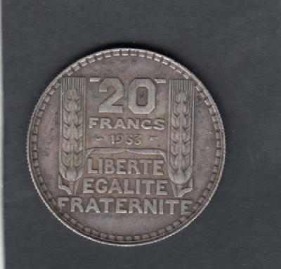Beschrijving: 20 Francs  